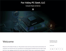 Tablet Screenshot of foxvalleypcgeek.com